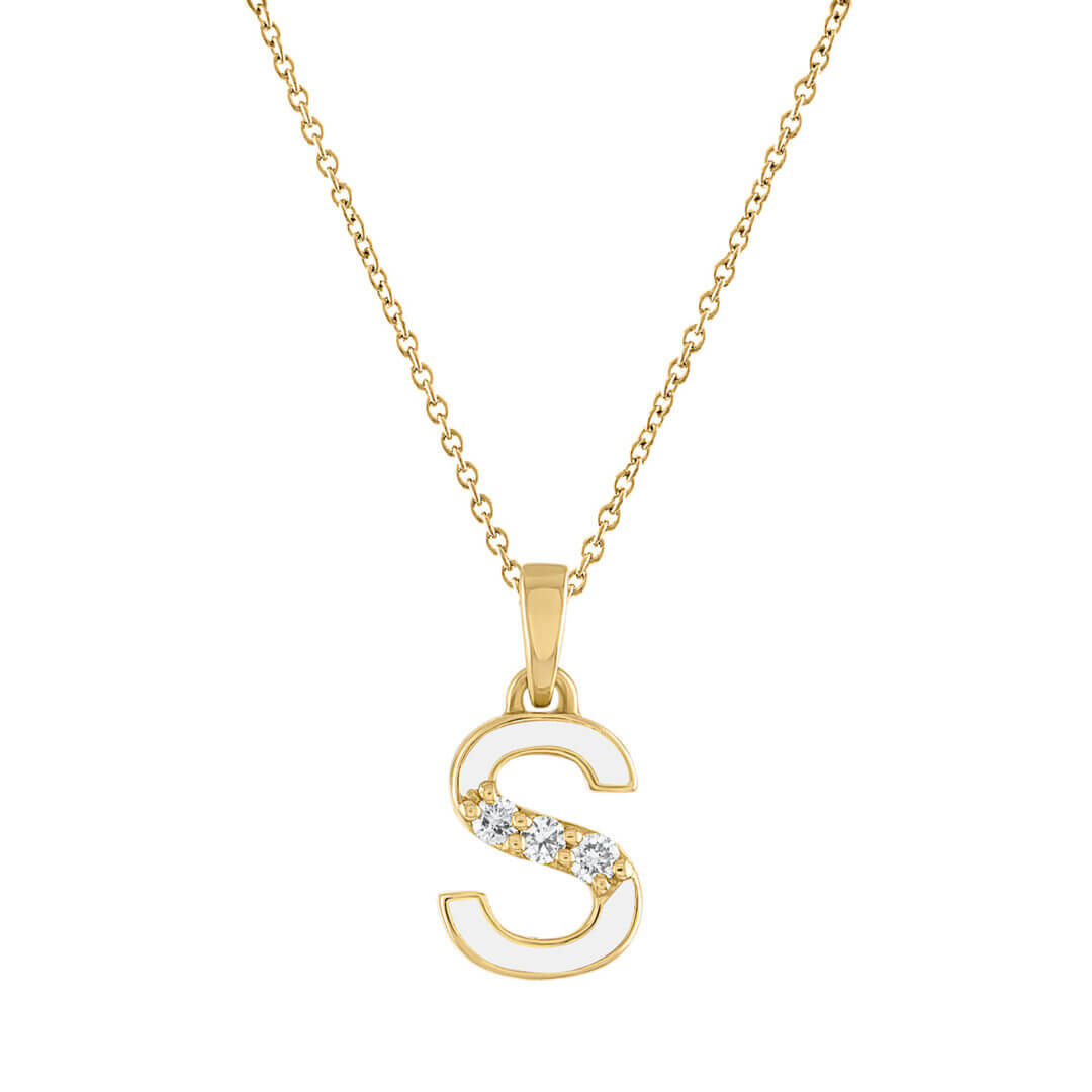 Enamel Alphabet (S) - Vimco Diamond Corp. is a luxury goods & jewelry ...